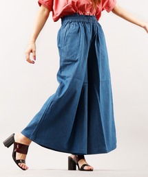 【artipur】5.5オンスデニムワイドパンツ womens