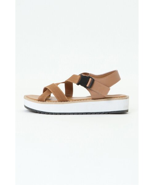 ikka(イッカ)の「ゴムベルトスポサン(サンダル・レディース・ブラック/ベージュ・L/M)」の12枚目の写真