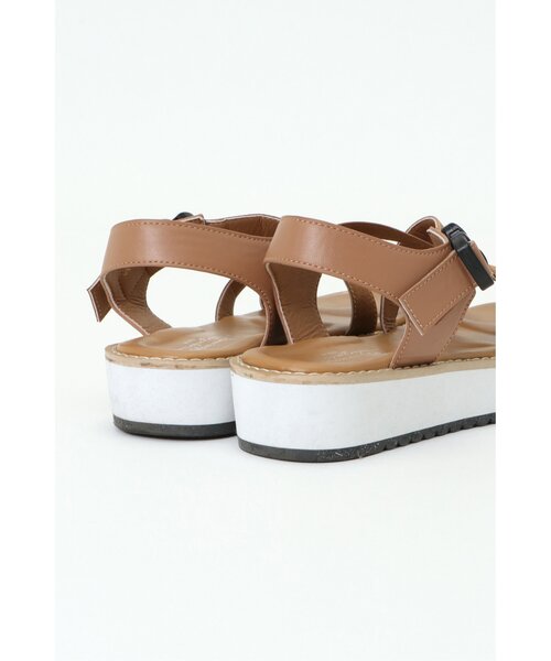 ikka(イッカ)の「ゴムベルトスポサン(サンダル・レディース・ブラック/ベージュ・L/M)」の13枚目の写真