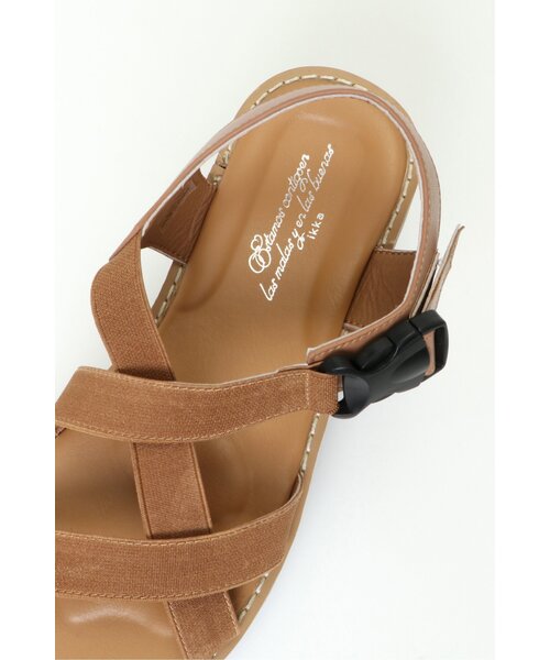 ikka(イッカ)の「ゴムベルトスポサン(サンダル・レディース・ブラック/ベージュ・L/M)」の16枚目の写真