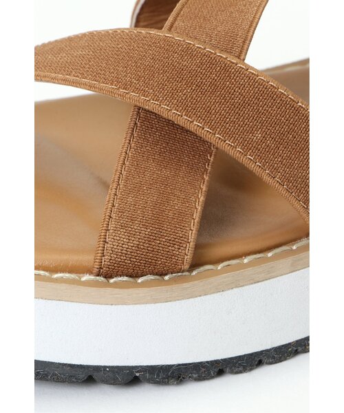 ikka(イッカ)の「ゴムベルトスポサン(サンダル・レディース・ブラック/ベージュ・L/M)」の18枚目の写真