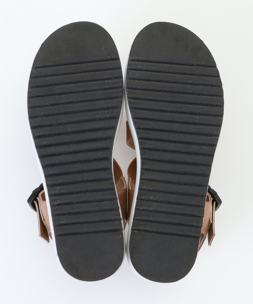 ikka(イッカ)の「ゴムベルトスポサン(サンダル・レディース・ブラック/ベージュ・L/M)」の10枚目の写真