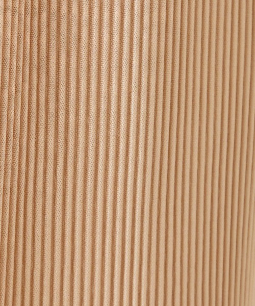 CHARM BERRY TIC(チャームベリーチック)の「クリスタルプリーツスムース ストレートパンツ(その他パンツ・レディース・ミント/ベージュ/モカ/ラベンダー/ブラック・M/L)」の15枚目の写真