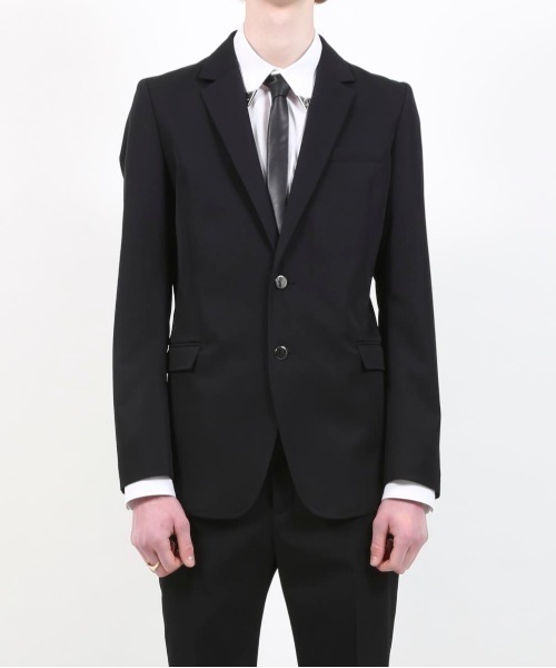 GalaabenD（ガラアーベント）の「SUPER100's 高密度ギャバジン2Bブレザー（テーラードジャケット・メンズ・ブラック/ネイビー・S/M/L）」の3枚目の写真