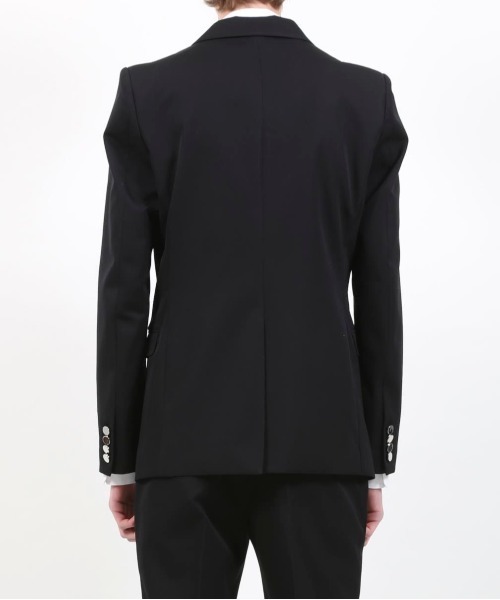 GalaabenD（ガラアーベント）の「SUPER100's 高密度ギャバジン2Bブレザー（テーラードジャケット・メンズ・ブラック/ネイビー・S/M/L）」の5枚目の写真