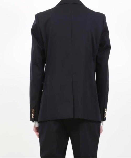 GalaabenD（ガラアーベント）の「SUPER100's 高密度ギャバジン2Bブレザー（テーラードジャケット・メンズ・ブラック/ネイビー・S/M/L）」の8枚目の写真