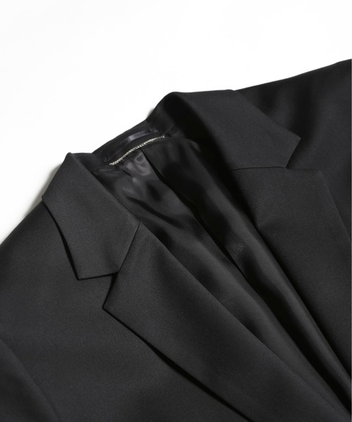 GalaabenD（ガラアーベント）の「SUPER100's 高密度ギャバジン2Bブレザー（テーラードジャケット・メンズ・ブラック/ネイビー・S/M/L）」の9枚目の写真