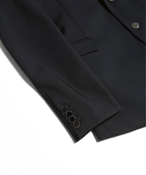 GalaabenD（ガラアーベント）の「SUPER100's 高密度ギャバジン2Bブレザー（テーラードジャケット・メンズ・ブラック/ネイビー・S/M/L）」の14枚目の写真