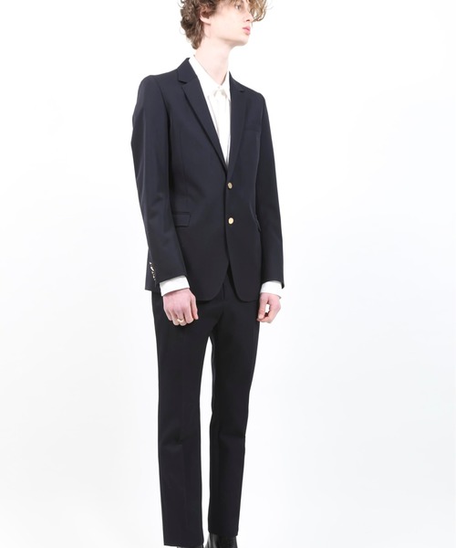 GalaabenD（ガラアーベント）の「SUPER100's 高密度ギャバジン2Bブレザー（テーラードジャケット・メンズ・ブラック/ネイビー・S/M/L）」の16枚目の写真