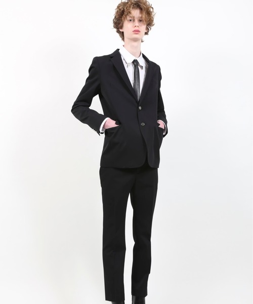 GalaabenD（ガラアーベント）の「SUPER100's 高密度ギャバジン2Bブレザー（テーラードジャケット・メンズ・ブラック/ネイビー・S/M/L）」の17枚目の写真