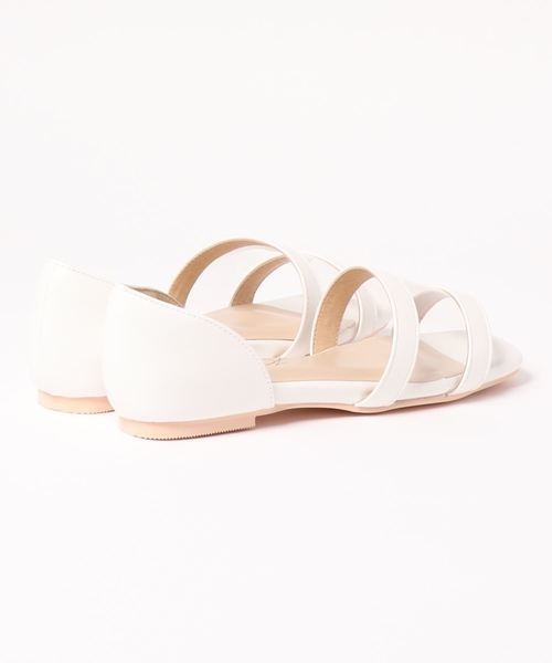 KOBE LETTUCE（コウベレタス）の「メッシュコンビフラットサンダル（サンダル・レディース・ブラック/ゴールド/ライトベージュ/ホワイト/シルバー/オレンジ・S/L/M/LL）」の8枚目の写真