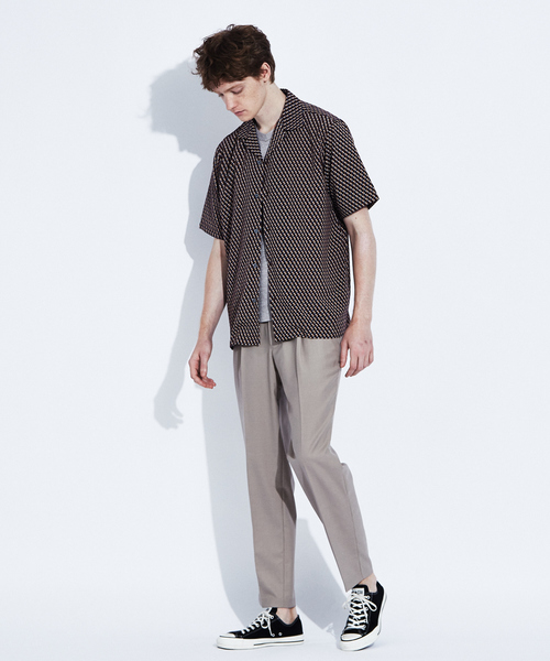 RECENCY OF MINE（リーセンシー オブ マイン）の「【Recency of Mine】抗菌防臭シルケットVネック　半袖Tシャツ（Tシャツ/カットソー・メンズ・アイボリー/ブルー/カーキ/ライトグレー・48/44/46/50）」の17枚目の写真