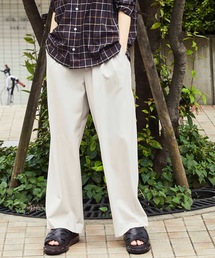 MAISON SPECIAL | 《ユニセックスアイテム》マルチファブリック1タックイージーワイドパンツ 【MAISON SPECIAL/メゾンスペシャル】(その他パンツ)