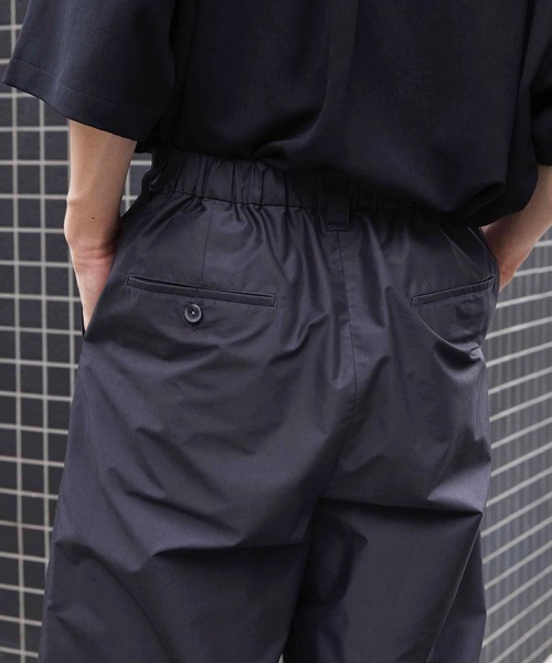 MAISON SPECIAL（メゾンスペシャル）の「《ユニセックスアイテム》マルチファブリック1タックイージーワイドパンツ 【MAISON SPECIAL/メゾンスペシャル】（その他パンツ・メンズ・ホワイト/ブラック/グレー/カーキ/ダークブラック・44/46/48）」の8枚目の写真