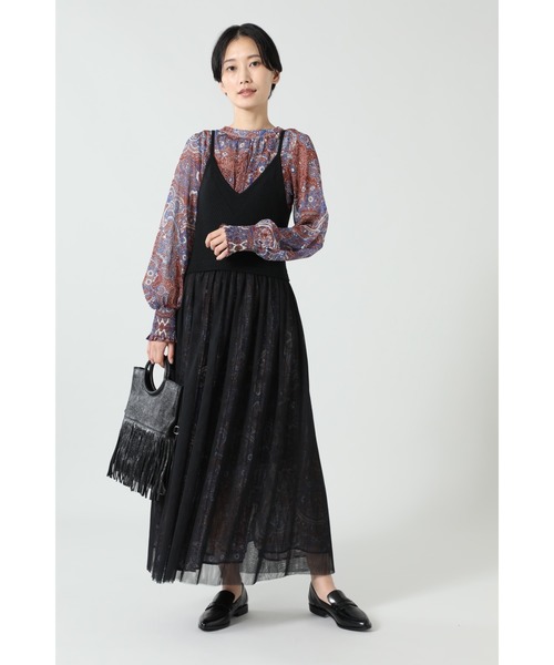 ROSE BUD（ローズバッド）の「トルコプリントプリーツワンピース  