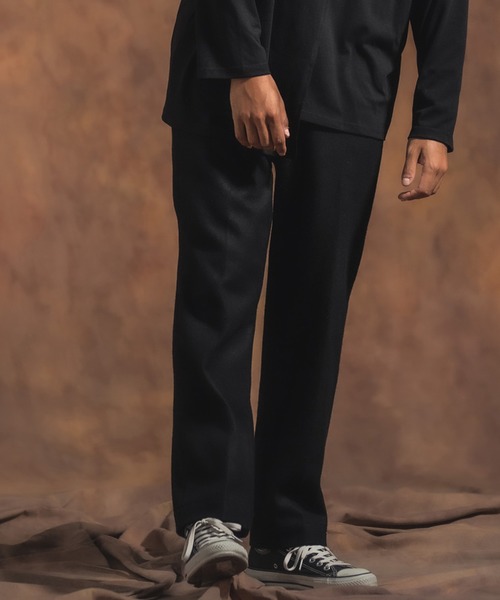 Jih Nunc(ジーヌンク)の「mp8365-起毛テーパードスラックス(スラックス・メンズ・ベージュ/ブラック/グレー・M/L/S)」の1枚目の写真