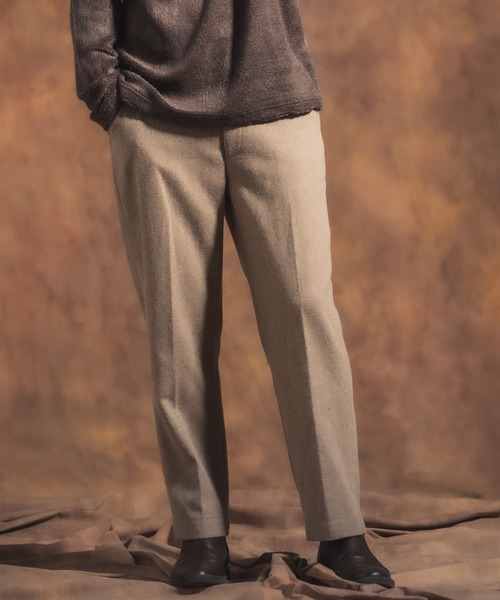 Jih Nunc(ジーヌンク)の「mp8365-起毛テーパードスラックス(スラックス・メンズ・ベージュ/ブラック/グレー・M/L/S)」の18枚目の写真