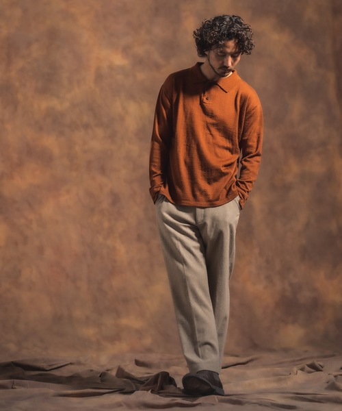 Jih Nunc(ジーヌンク)の「mp8365-起毛テーパードスラックス(スラックス・メンズ・ベージュ/ブラック/グレー・M/L/S)」の8枚目の写真