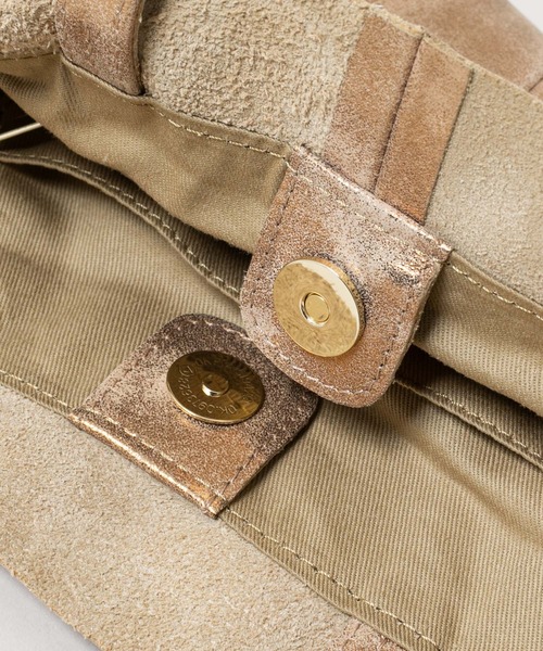 SHENERY（シーナリー）の「レザー巾着ショルダーバッグ（ショルダーバッグ・レディース・ブラック/ブロンズ/シルバー/オフホワイト・FREE）」の19枚目の写真