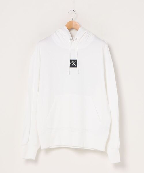   パーカー 白 白いロゴ M カルバンクライン Calvin Klein Jeans（カルヴァンクラインジーンズ）の「カルバン