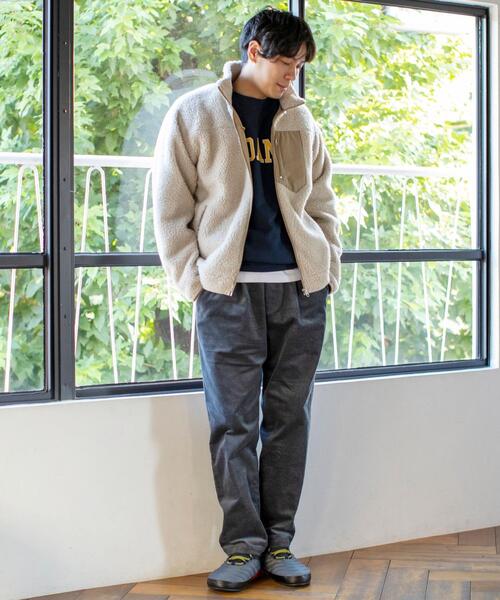 coen（コーエン）の「ボアフリーススタンドブルゾン#（ブルゾン・メンズ・ナチュラル/ブラウン/ネイビー・MEDIUM/SMALL/X-LARGE/LARGE）」の21枚目の写真