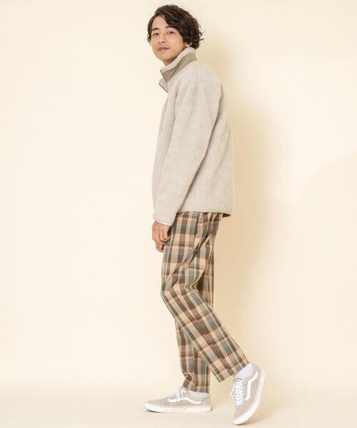 coen（コーエン）の「ボアフリーススタンドブルゾン#（ブルゾン・メンズ・ナチュラル/ブラウン/ネイビー・MEDIUM/SMALL/X-LARGE/LARGE）」の17枚目の写真