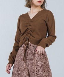 WEGO | WEGO/フロントドロストニット(ニット/セーター)