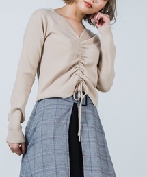 WEGO | WEGO/フロントドロストニット(ニット/セーター)