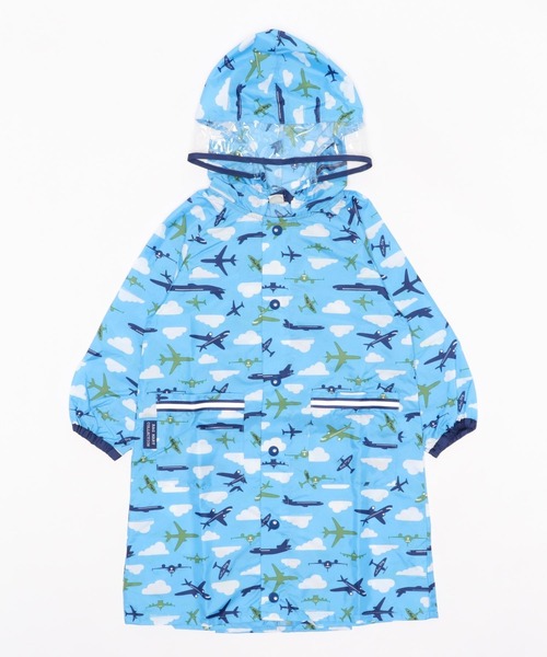 RAGMART(ラグマート)の「レインコート(レインコート/ポンチョ・キッズ・イエロー/サックスブルー・110cm/100cm/120cm/130cm)」の2枚目の写真