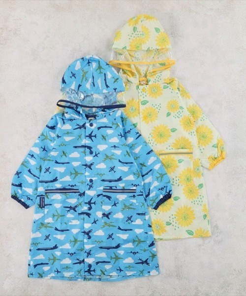 RAGMART(ラグマート)の「レインコート(レインコート/ポンチョ・キッズ・イエロー/サックスブルー・110cm/100cm/120cm/130cm)」の6枚目の写真