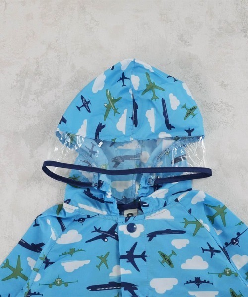 RAGMART(ラグマート)の「レインコート(レインコート/ポンチョ・キッズ・イエロー/サックスブルー・110cm/100cm/120cm/130cm)」の9枚目の写真