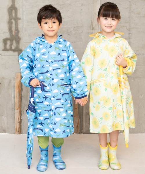 RAGMART(ラグマート)の「レインコート(レインコート/ポンチョ・キッズ・イエロー/サックスブルー・110cm/100cm/120cm/130cm)」の4枚目の写真