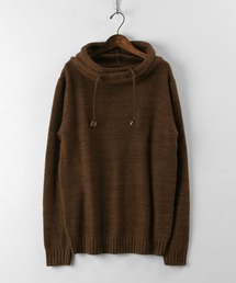 make a ray! | ミドルゲージ変形タートルミックスニット(ニット/セーター)