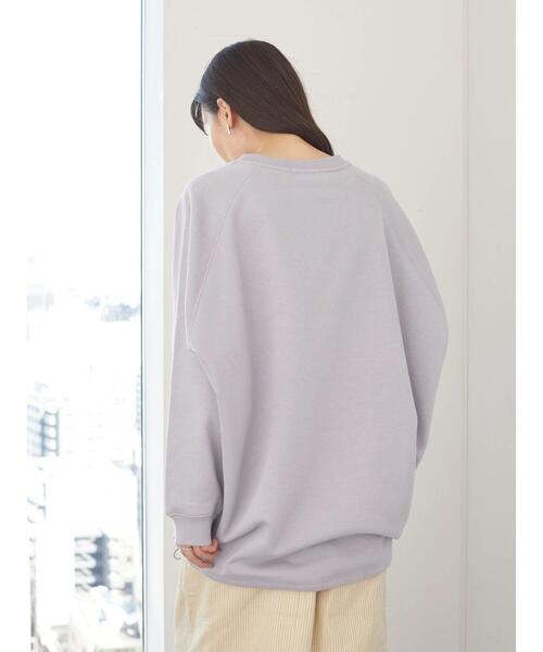 AMERICAN HOLIC(アメリカンホリック)の「ラグラン裏毛コクーンチュニック *(Tシャツ/カットソー・レディース・チャコールグレー/ラベンダー/アイボリー/ライトグレー・FREE)」の17枚目の写真