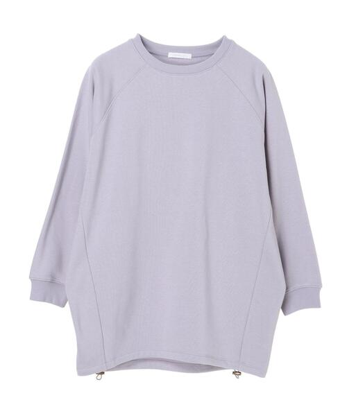 AMERICAN HOLIC(アメリカンホリック)の「ラグラン裏毛コクーンチュニック *(Tシャツ/カットソー・レディース・チャコールグレー/ラベンダー/アイボリー/ライトグレー・FREE)」の9枚目の写真