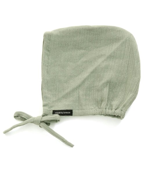 BREEZE（ブリーズ）の「■ダブルガーゼボンネット（その他ベビー用品・キッズ・ミント/ベージュ/レインボー・48）」の3枚目の写真