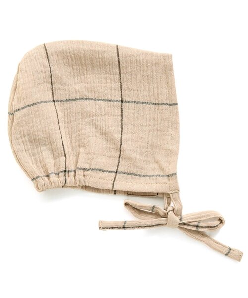 BREEZE（ブリーズ）の「■ダブルガーゼボンネット（その他ベビー用品・キッズ・ミント/ベージュ/レインボー・48）」の4枚目の写真