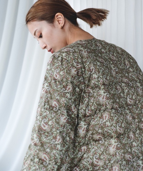 SANSeLF（サンセルフ）の「【SANSeLF】vintage motif down jacket　sanw33（ダウンジャケット/コート・レディース・グリーン系その他・S/M）」の4枚目の写真