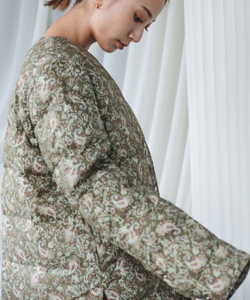 SANSeLF（サンセルフ）の「【SANSeLF】vintage motif down jacket　sanw33（ダウンジャケット/コート・レディース・グリーン系その他・S/M）」の5枚目の写真