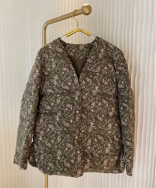 SANSeLF（サンセルフ）の「【SANSeLF】vintage motif down jacket　sanw33（ダウンジャケット/コート・レディース・グリーン系その他・S/M）」の8枚目の写真