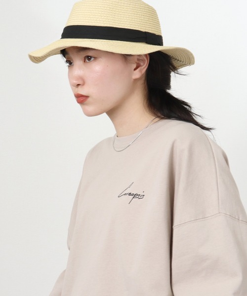 salle de bal POUR TOUS(サルデバルプールトゥス)の「【 ZOZO限定 】 アートプリントビッグプルオーバー・・(Tシャツ/カットソー・レディース・ブラック/オフホワイト/グレイッシュベージュ・FREE)」の9枚目の写真