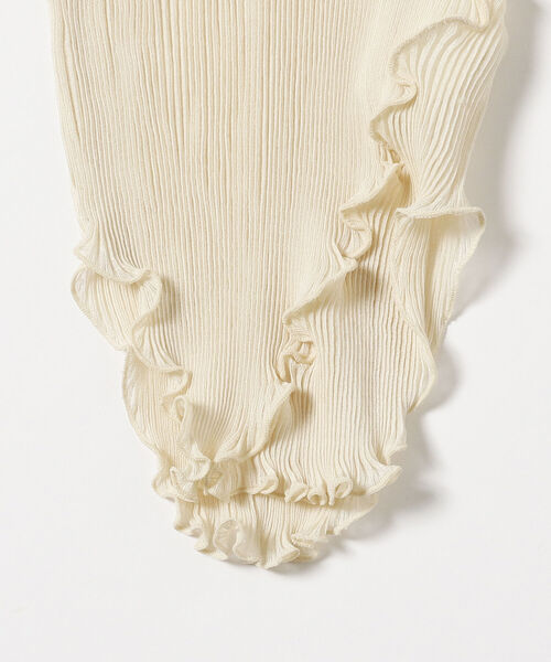 Ray BEAMS(レイビームス)の「RBS / シアー プリーツ キリカエ カットソー(Tシャツ/カットソー・レディース・ホワイト系その他6/ブラウン系その他5/グリーン系その他2・ONE SIZE)」の10枚目の写真