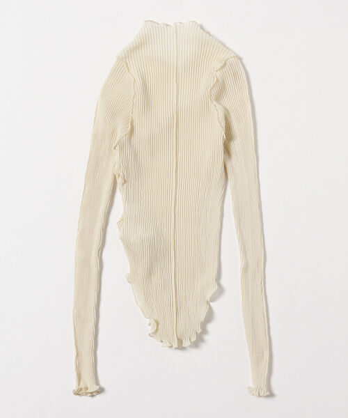 Ray BEAMS(レイビームス)の「RBS / シアー プリーツ キリカエ カットソー(Tシャツ/カットソー・レディース・ホワイト系その他6/ブラウン系その他5/グリーン系その他2・ONE SIZE)」の11枚目の写真