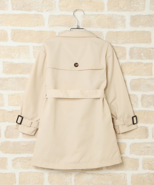 ikka（イッカ）の「【キッズ】ボリュームスリーブトレンチコート（120~160cm）（トレンチコート・キッズ・ベージュ系その他・120/130/140/150/160）」の2枚目の写真