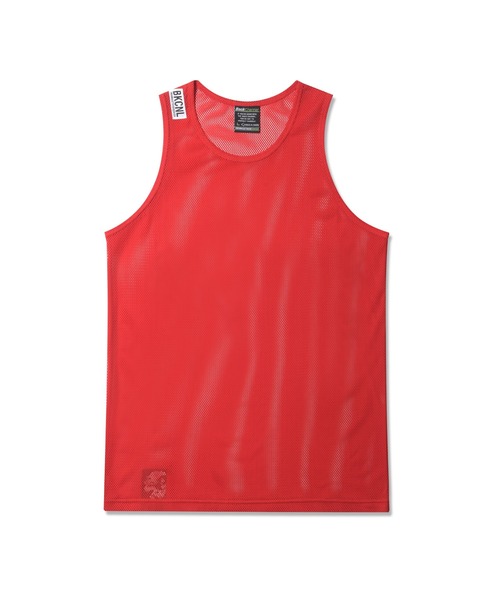 Back Channel（バックチャンネル）の「MESH TANK TOP（タンクトップ・メンズ・ホワイト/ブラック/レッド/マスタード/オリーブドラブ・MEDIUM/LARGE/X-LARGE）」の5枚目の写真