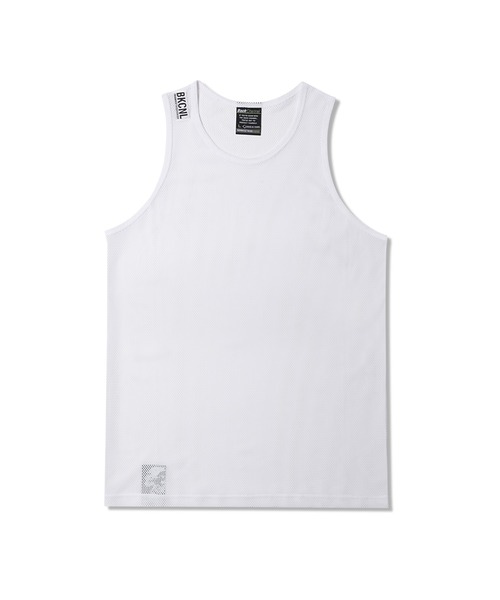 Back Channel（バックチャンネル）の「MESH TANK TOP（タンクトップ・メンズ・ホワイト/ブラック/レッド/マスタード/オリーブドラブ・MEDIUM/LARGE/X-LARGE）」の2枚目の写真