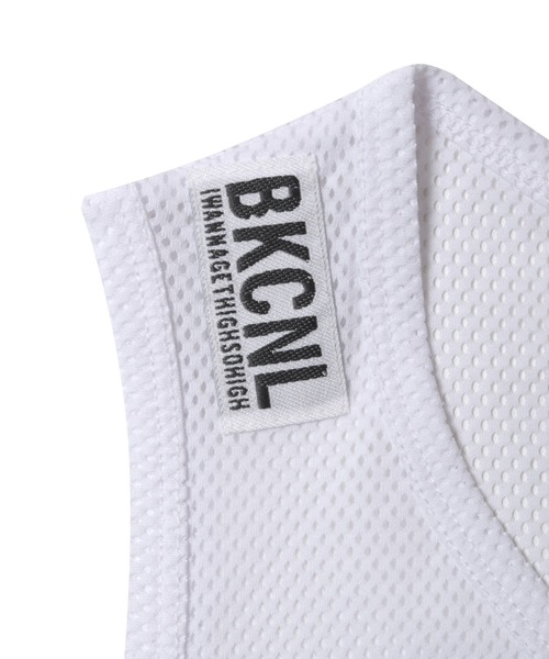 Back Channel（バックチャンネル）の「MESH TANK TOP（タンクトップ・メンズ・ホワイト/ブラック/レッド/マスタード/オリーブドラブ・MEDIUM/LARGE/X-LARGE）」の6枚目の写真