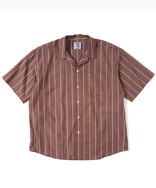 SON OF THE CHEESE サノバチーズ シンプルストライプシャツ M SON OF THE CHEESE / Simple Stripe Shirt(WHITE) | ANERCA & L.I.V