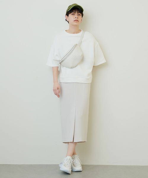 Whim Gazette（ウィムガゼット）の「ACE タイトスカート（スカート・レディース・ライトグレー/ネイビー・36/38）」の16枚目の写真