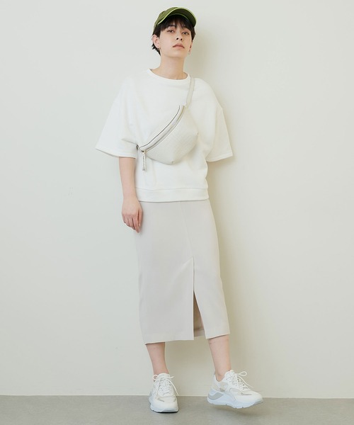 Whim Gazette（ウィムガゼット）の「ACE タイトスカート（スカート・レディース・ライトグレー/ネイビー・36/38）」の11枚目の写真